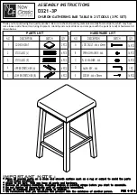 Preview for 4 page of New Classic Furniture CHURON D321-3P Assembly Instructions