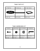 Preview for 3 page of New Classic Furniture D1701-52S Assembly Instructions Manual