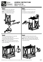 Предварительный просмотр 2 страницы New Classic Furniture EDEN T07-23 Assembly Instructions