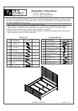 New Classic Furniture Galleon B1111-310 Assembly Instructions предпросмотр