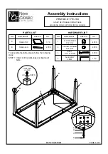 Предварительный просмотр 3 страницы New Classic Furniture GIA D1701-160 Assembly Instructions