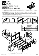 Предварительный просмотр 2 страницы New Classic Furniture TAMARACK BB044G-115 Assembly Instructions