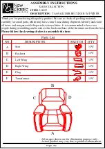 Предварительный просмотр 1 страницы New Classic Furniture Taos U4229 Assembly Instructions