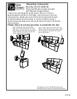 Предварительный просмотр 1 страницы New Classic Furniture U2413-25-MCB Assembly Instruction