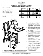 Предварительный просмотр 2 страницы New Classic Home Furnishings 45-150-21C Assembly Instructions