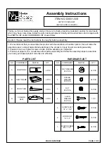 Предварительный просмотр 1 страницы New Classic Home Furnishings D3651-50S Assembly Instructions