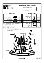 Предварительный просмотр 3 страницы New Classic Home Furnishings D3651-50S Assembly Instructions