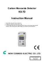 New Cosmos Electric KS-7D Instruction Manual preview