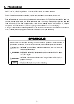 Preview for 3 page of New Cosmos Electric KS-7D Instruction Manual