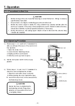 Preview for 14 page of New Cosmos Electric KS-7R Instruction Manual