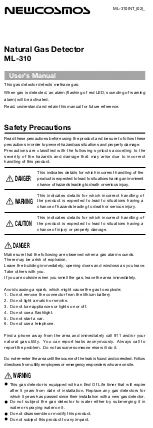 New Cosmos Electric ML-310 User Manual preview