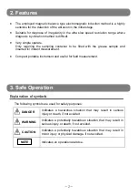 Preview for 4 page of New Cosmos Electric SDM-72 Instruction Manual