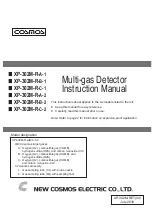 New Cosmos Electric XP-302M-R-A-1 Instruction Manual preview