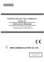 New Cosmos Electric XPS-7II Instruction Manual preview