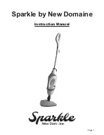 New Domaine Sparkle Instruction Manual preview