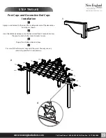 Preview for 19 page of New England Arbors Alcove Assembly Manual