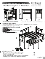 Preview for 1 page of New England Arbors Bloomsbury Assembly Instructions