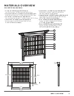 Предварительный просмотр 3 страницы New England Arbors Camden Privacy Screen Assembly Manual