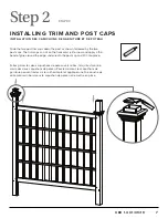 Предварительный просмотр 7 страницы New England Arbors Camden Privacy Screen Assembly Manual