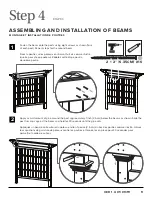 Предварительный просмотр 9 страницы New England Arbors Camden Privacy Screen Assembly Manual