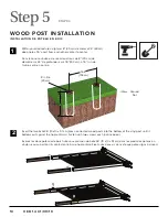 Предварительный просмотр 10 страницы New England Arbors Camden Privacy Screen Assembly Manual