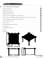 Preview for 2 page of New England Arbors Camelot Assembly Manual