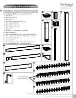 Preview for 5 page of New England Arbors Camelot Assembly Manual