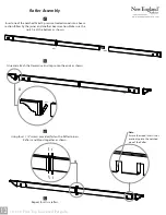 Preview for 12 page of New England Arbors Camelot Assembly Manual