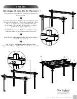 Preview for 13 page of New England Arbors Camelot Assembly Manual