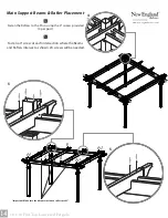 Preview for 14 page of New England Arbors Camelot Assembly Manual