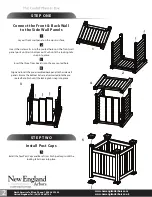 Preview for 2 page of New England Arbors Cardiff Planter Box Assembly Instructions