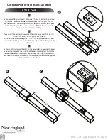 Предварительный просмотр 2 страницы New England Arbors Cottage Picket Wings Assembly Instructions