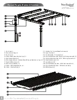 Предварительный просмотр 4 страницы New England Arbors Elysium Assembly Manual