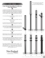 Предварительный просмотр 9 страницы New England Arbors Elysium Assembly Manual