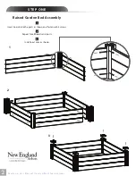 Preview for 2 page of New England Arbors Fairlawn 4 x 4 Raised Garden Bed Assembly Instructions