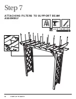 Preview for 12 page of New England Arbors Heartwood Grande Arbor Assembly Manual