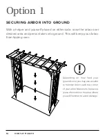 Preview for 14 page of New England Arbors Heartwood Grande Arbor Assembly Manual