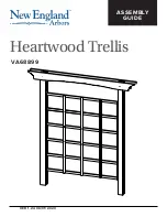 New England Arbors Heartwood VA68899 Assembly Manual preview