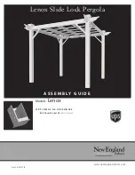 Preview for 1 page of New England Arbors Lenox Assembly Manual