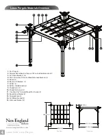 Preview for 4 page of New England Arbors Lenox Assembly Manual