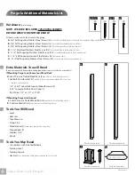 Preview for 6 page of New England Arbors Lenox Assembly Manual