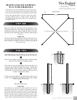 Preview for 7 page of New England Arbors Lenox Assembly Manual