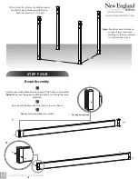 Preview for 10 page of New England Arbors Lenox Assembly Manual