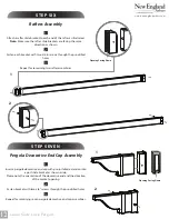 Preview for 12 page of New England Arbors Lenox Assembly Manual