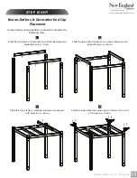 Preview for 13 page of New England Arbors Lenox Assembly Manual