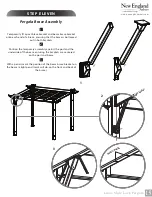 Preview for 15 page of New England Arbors Lenox Assembly Manual