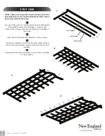 Preview for 2 page of New England Arbors London Trellis Assembly Instructions