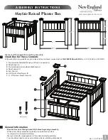 Preview for 1 page of New England Arbors Mayfair Raised Planter Box Assembly Instructions