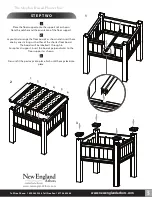 Preview for 3 page of New England Arbors Mayfair Raised Planter Box Assembly Instructions