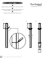 Preview for 4 page of New England Arbors New England Decorative Mounting Post Assembly Instructions